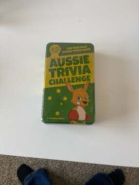 University Games Aussie Trivia Challenge The True Blue Aussie Trivia Game Tin